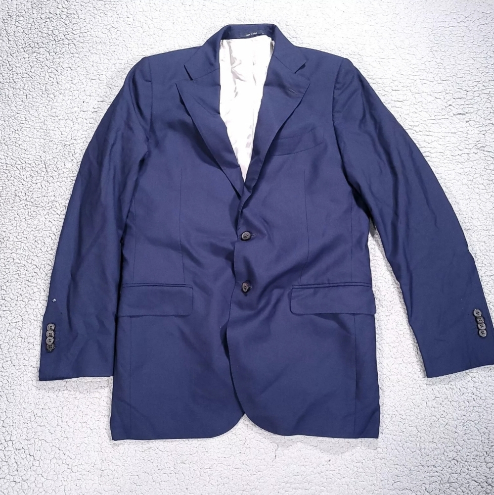 Suit Supply Sport Coat Mens Size 42 US Blue Pure Wool Model LAZIO Blazer
